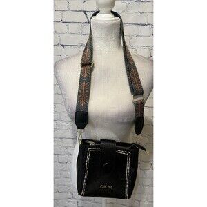 Chie’2nd Retro Small Water Bucket Shoulder Crossbody Bag Black